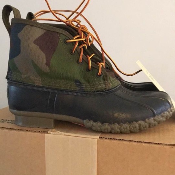 BRAND NEW women LL bean 6inch nylon duck camo waterproof boots size US 7 - Picture 6 of 8